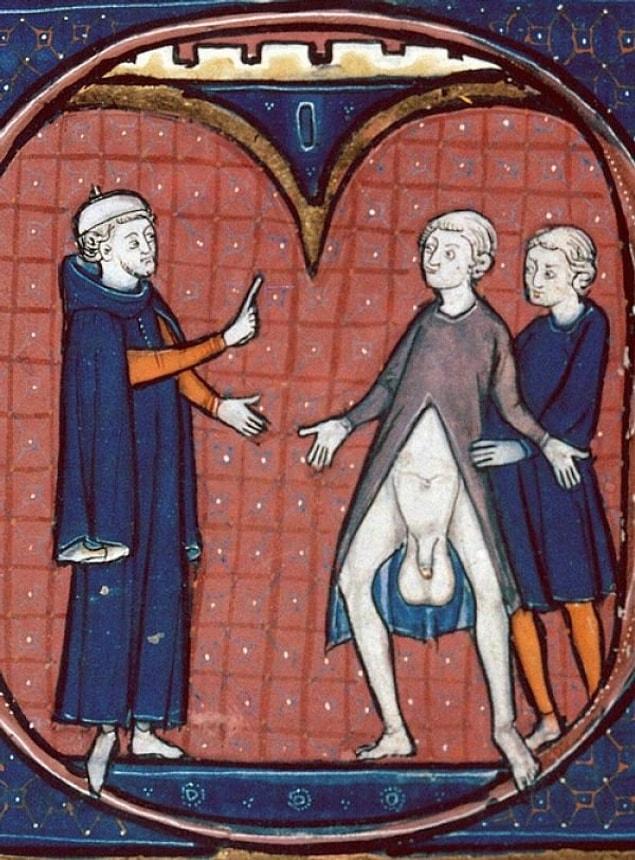 12. When your doctor scolds you about your giant testicles, with a bowl on his head.