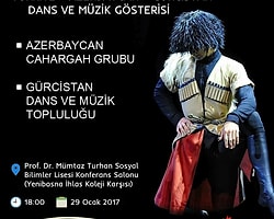 Kafkas Gösterisi 29 Ocak'ta Prof. Dr. Mümtaz Turhan Konferans Salonunda