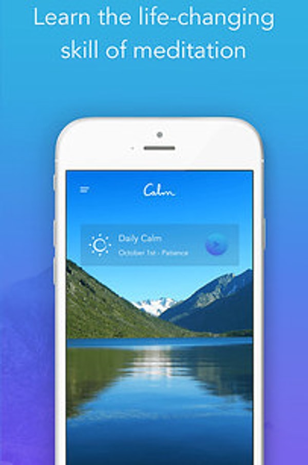 18. Скачайте себе приложение Calm с 50 медитациями и 16 спокойными треками от Kip Mazuy