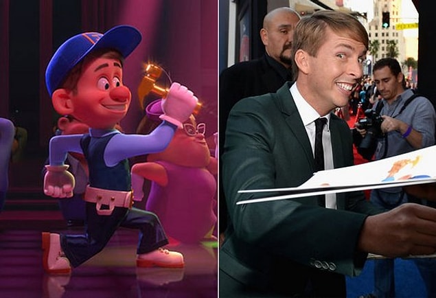 5. Jack McBrayer - Fix-it Felix from Wreck-it Ralph