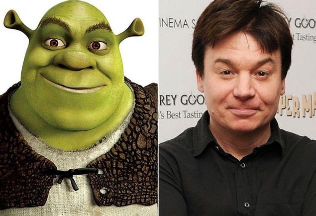 7. Mike Myers - Shrek from Shrek