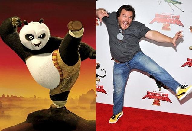 8. Jack Black - Po from Kung Fu Panda