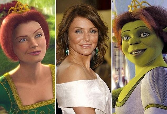 11. Cameron Diaz - Princess Fiona from Shrek