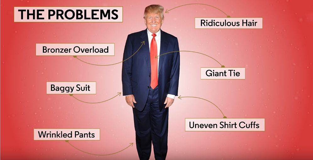 GQ'dan Donald Trump'ın Dış Görünüşüne Başkanlık Makyajı