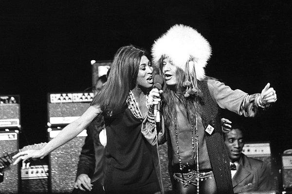 3. Tina Turner ve Janis Joplin, Madison Square Garden'da... New York, 1969