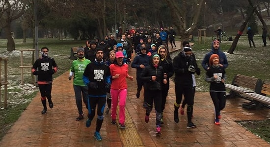 Maçka Parkı'nda Koşulu Protesto: 'Bize Nefes Almak İçin Yer Bıraksınlar'