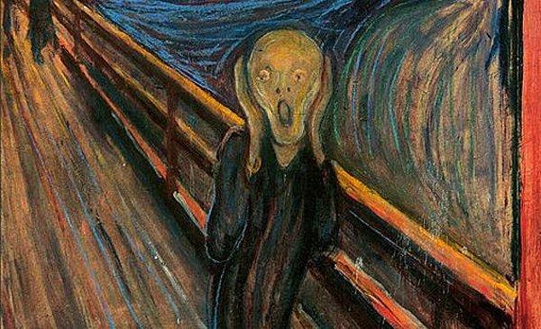 3. Edvard Munch'un başyapıtı Çığlık hala hırsızların elindeydi ve bulunamamıştı.