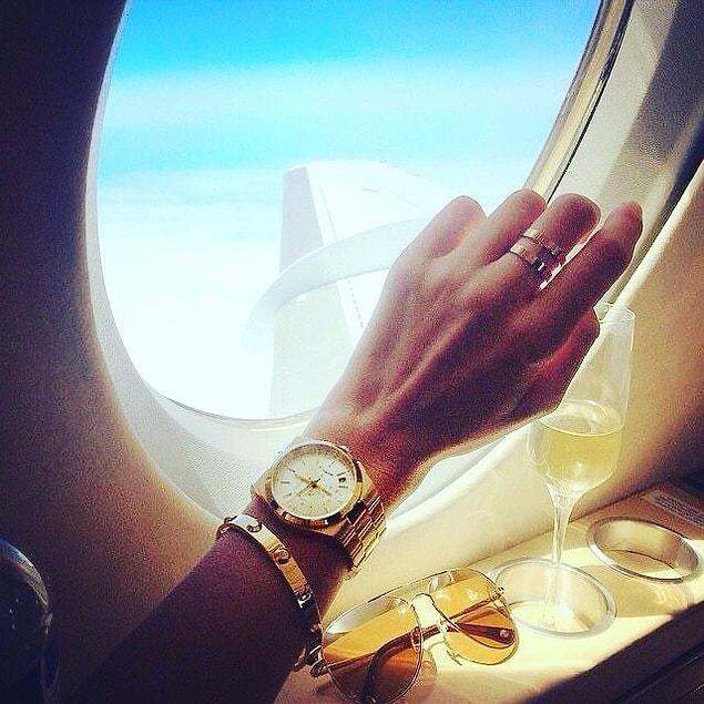 19. When you have a private jet but you take the picture of the watch instead because that’s how humble you are.