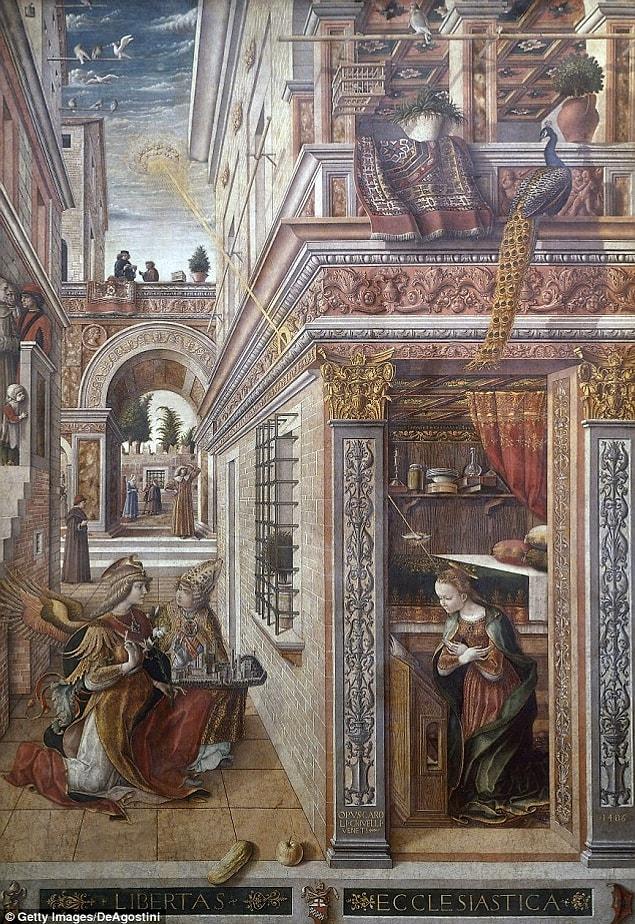 1. "The Annunciation with Saint Emidius" (1486)