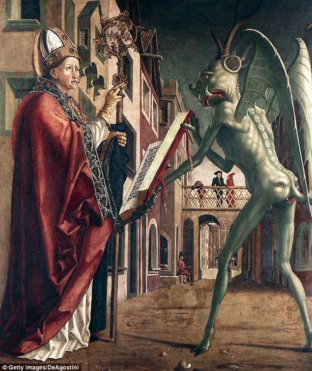 4. "Saint Wolfgang and the Devil" (1475)