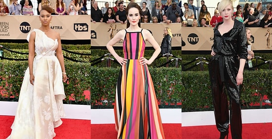 Лучшие наряды с церемонии вручения Премии Гильдии киноактеров США