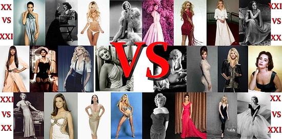 Сравниваем: секс-символы XXI века против секс-символов XX