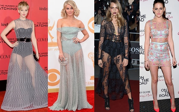 2. Впрочем, новым его можно назвать с большой натяжкой, так как звезды уже какое-то время достаточно активно появляются в такого рода нарядах.