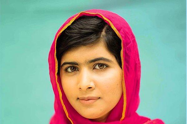 9. Malala Yousafzai, Nobel ödüllü, Pakistanlı kadın ve kız çocukları hakları aktivisti