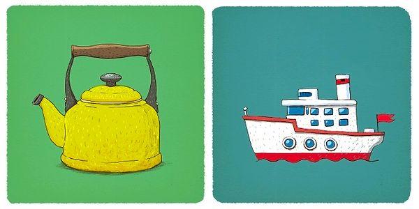 1. What do a kettle and a steamboat have in common?