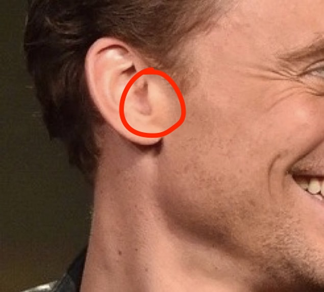 12. Tragus: the nub of cartilage at the front of your ear.