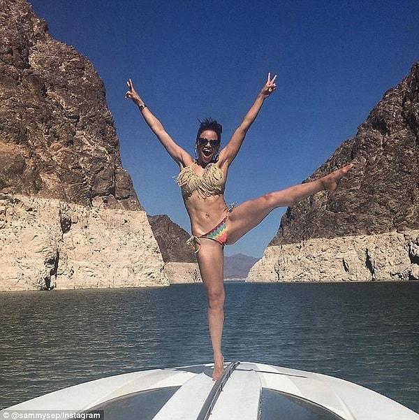 Samantha Sepulveda Instagram'ında 211 bin takipçisiyle, bikinili ve iç çamaşırlı fotoğraflarıyla epey bir ünlü.