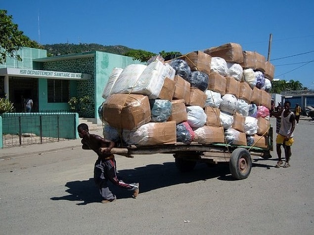18. Menial work in Haiti
