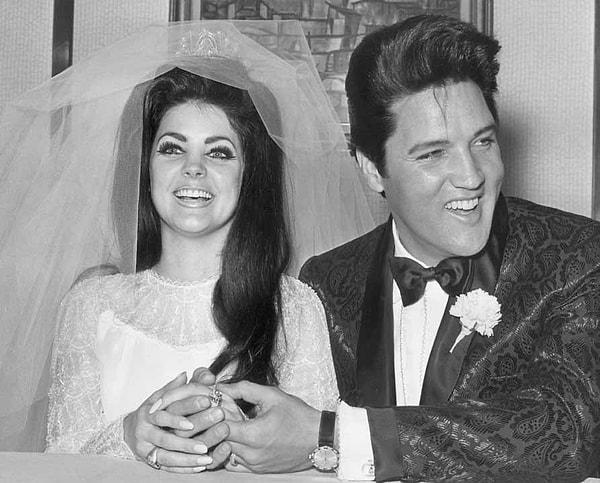 2. Elvis Presley ve Priscilla Beaulieu (1 Mayıs 1967)