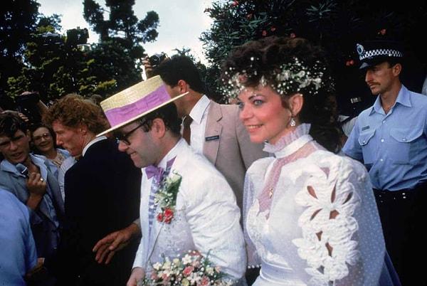 13. Elton John ve Renate Blauel (14 Şubat 1984)