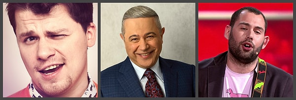 9. Гарик Харламов, Евгений Петросян, Семен Слепаков