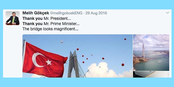 Biraz da Onlar Çeksin: Melih Gökçek'in Shakespeare'i Çatlatacak İngilizce Twitter Hesabı