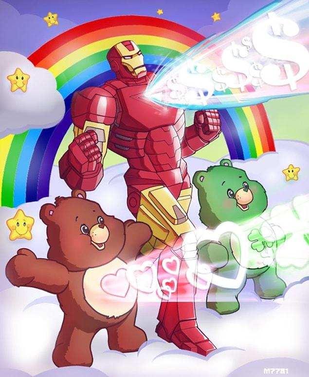 Care Bears and Iron Man