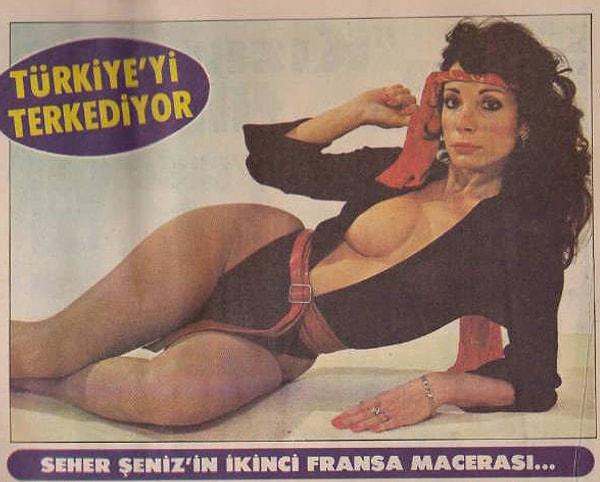 Şeniz'in ünü sadece Türkiye değil, Avrupa'ya da ulaşmıştı. Hatta Playboy dergisine fotoğrafları çıkan ilk Türk oldu.