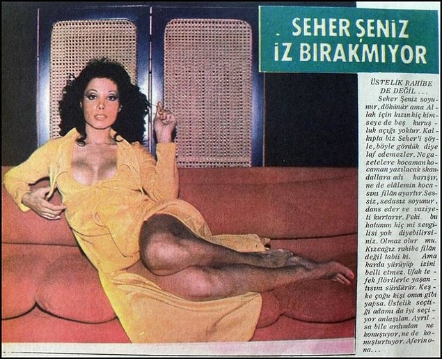 80'lerin ortaları Seher Şeniz için tam bir bunalım dönemi olur. Yaşadığı hayat ve ilişkileri en sonunda onu duygusal bir çöküntüye sürükler.