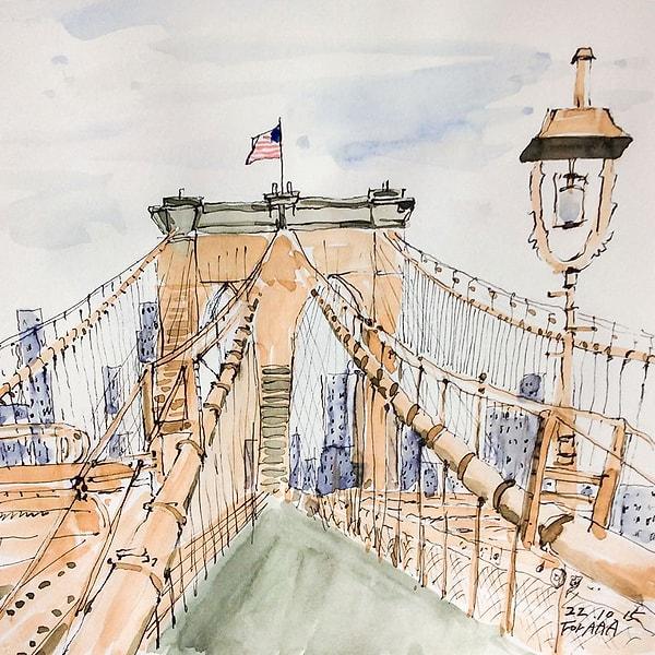 20. "Brooklyn Köprüsü'nü yürüyerek geçiyorum, torunum Astro'yu görebilmek için"