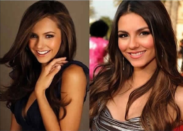 10. Нина Добрев и Виктория Джастис