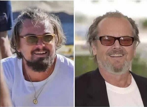 15. Леонардо Ди Каприо и Джек Николсон