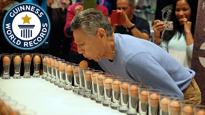 Dünyanın En İlginç Rekorlarından Biri: Üfleyerek Yumurta Çevirme Rekoru