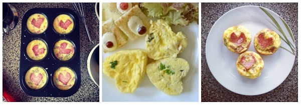 5. Яичные сердечки