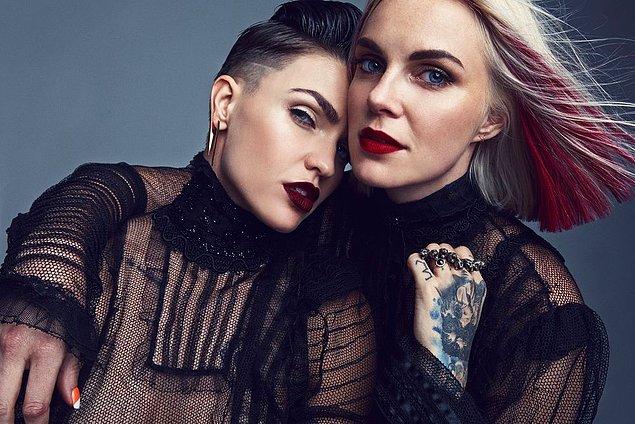 “Dünyanın en cool lezbiyen çifti" seçilmişlerdi.