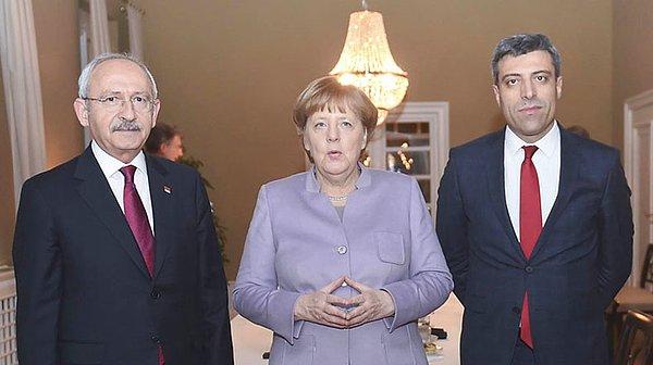 Merkel, Başbakan Yıldırım'la görüşmesinin ardından CHP lideri Kemal Kılıçdaroğlu ile bir araya geldi