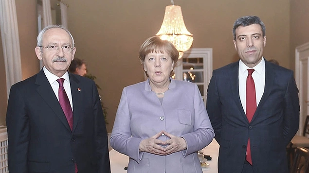Merkel, Babakan Yldrm'la grmesinin ardndan CHP lideri Kemal Kldarolu ile bir araya geldi