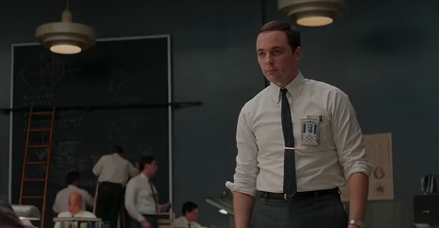 6. In the same movie, when Jim Parsons was talking to NASA engineers, his audience included Apollo 11 astronaut Neil Armstrong's son Mark Armstrong.