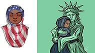 Sanat 'Yasak' Dinlemez! Trump'ın Göçmen Yasağını Protesto Eden Sanatçılardan 14 Çizim