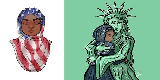 Sanat 'Yasak' Dinlemez! Trump'ın Göçmen Yasağını Protesto Eden Sanatçılardan 14 Çizim
