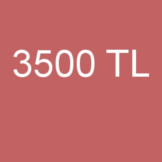 3500 TL!