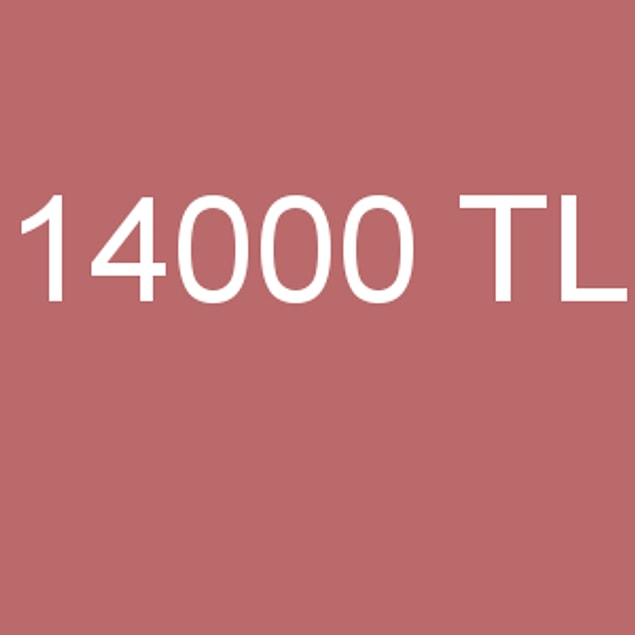 14.000 TL!