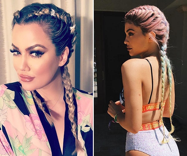 2. Голландские косички