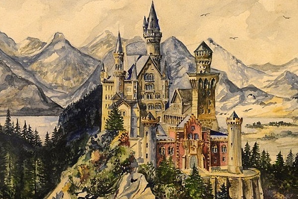 7. На аукционе в Нюрнберге картины Гитлера были проданы за 400 тысяч евро.