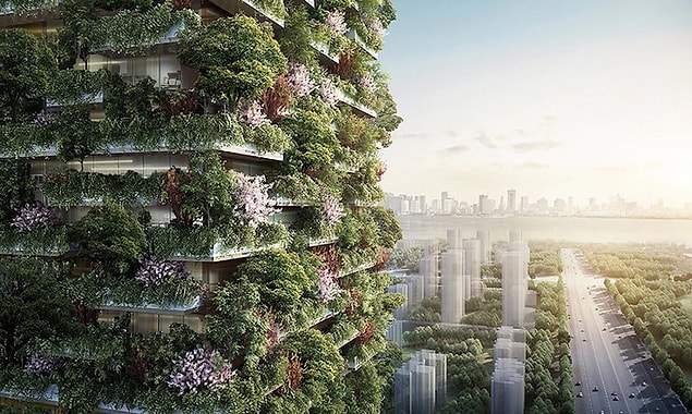 Nanjing Towers adı verilen bu ormandan binalar, 2018 yılında tamamlanacak ve Asya'nın ilk dikey ormanları olacak.