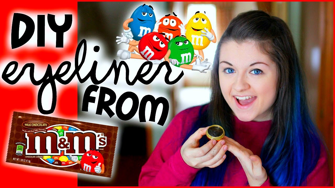 4. Подводка с помощью M&M's