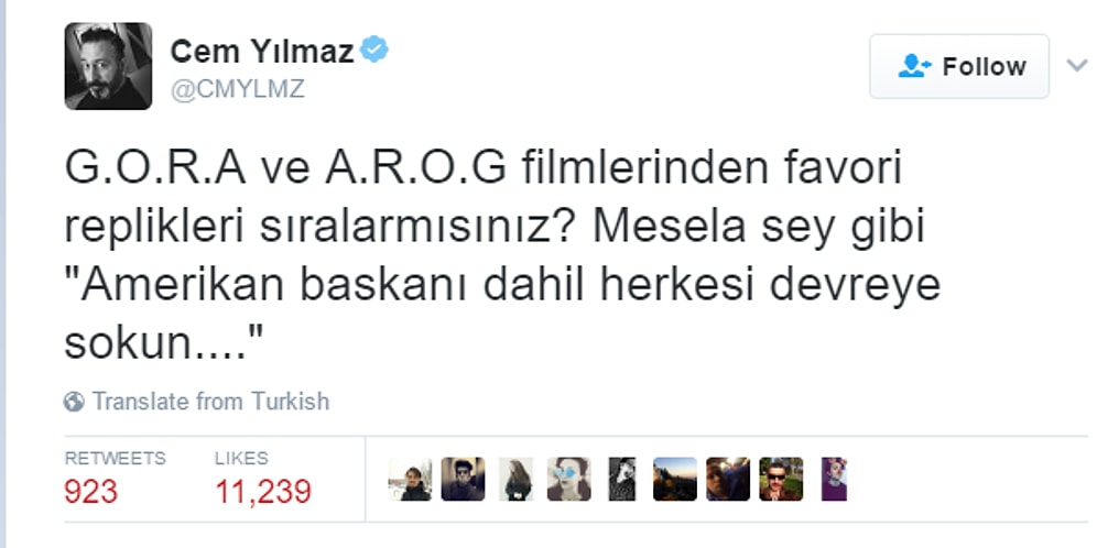 Bir Cem Yılmaz Efsanesi Olan G.O.R.A. ve A.R.O.G'dan Akıllardan Çıkmayan 25 Replik