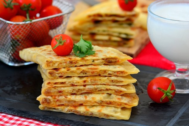 7. İnsaların 3. favorisi patatesli gözleme!