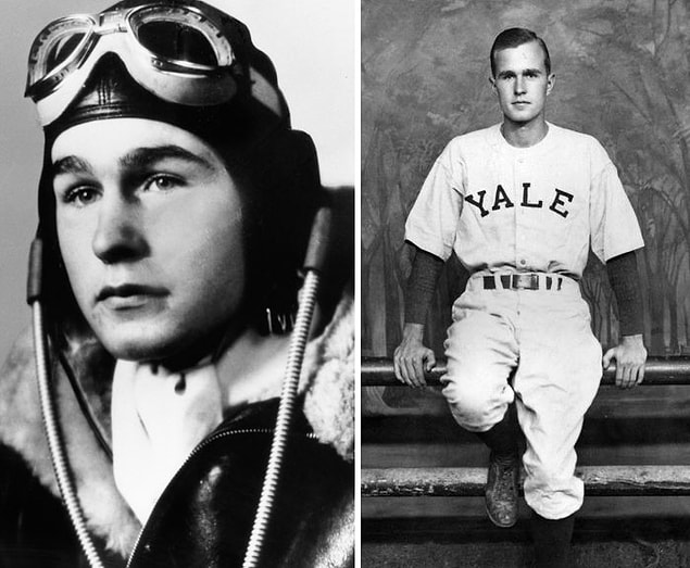 10. George H. W. Bush - Yaş: 18