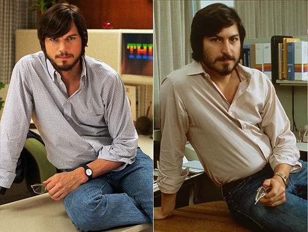 13. Эштон Кутчер в роли Стива Джобса, "Джобс. Империя соблазна", 2013.